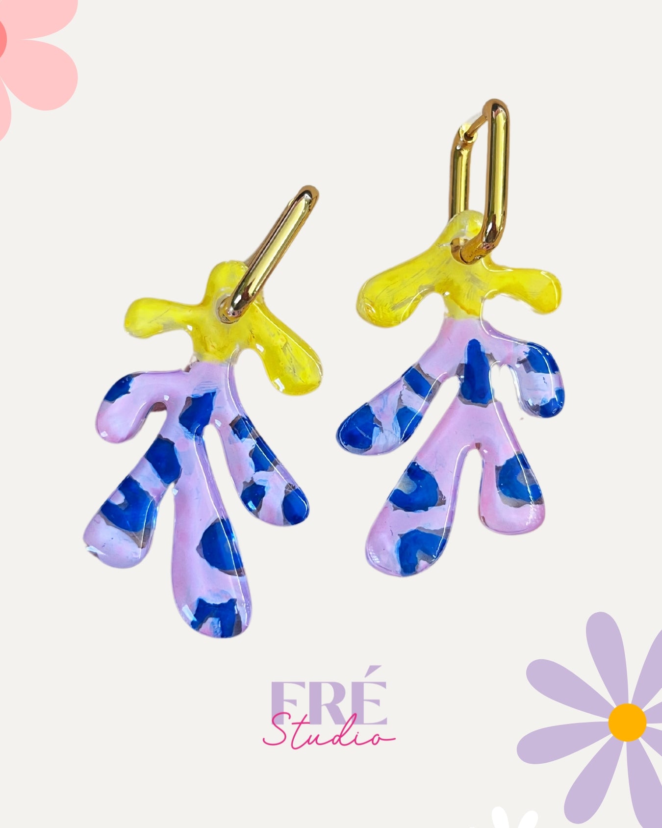 Walkies roze, blauw en geel