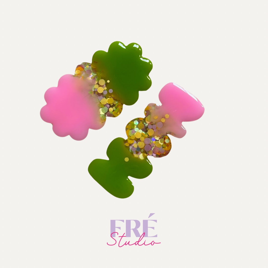 Hair clips POM