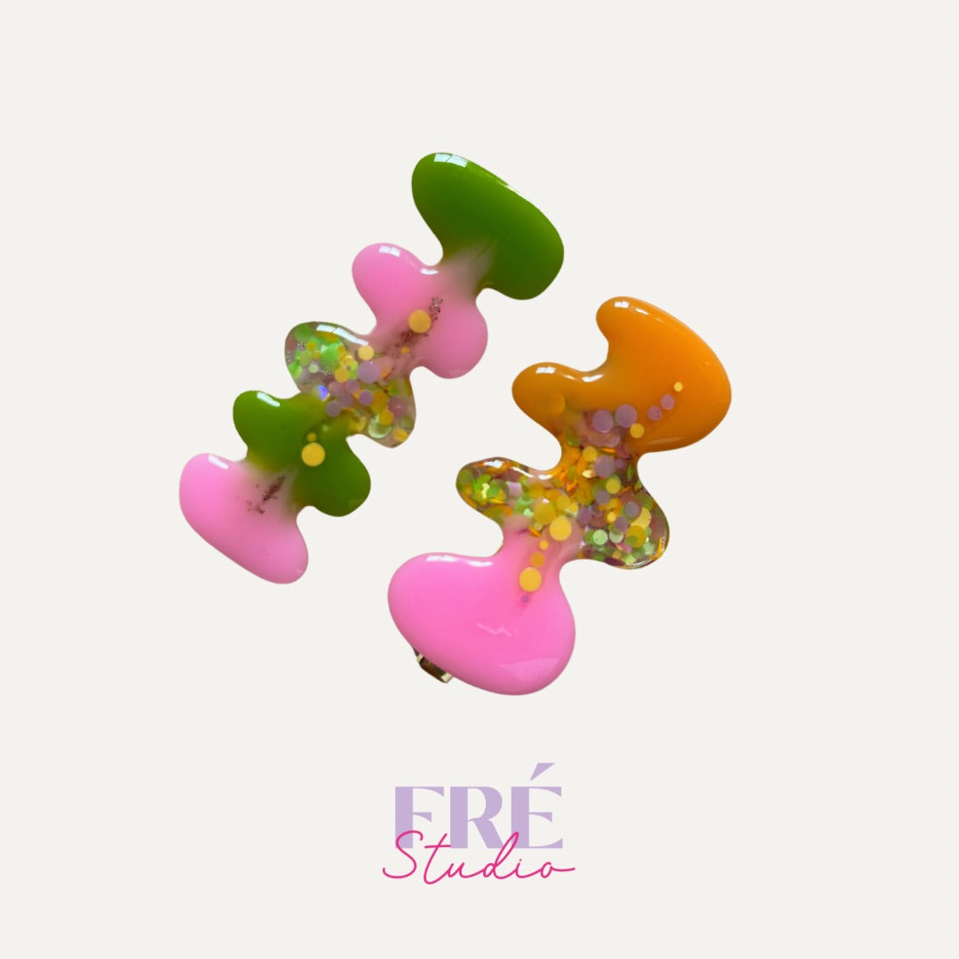 Hair clips POM