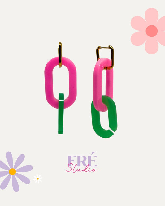 CHAIN | 50/50 Pink Green